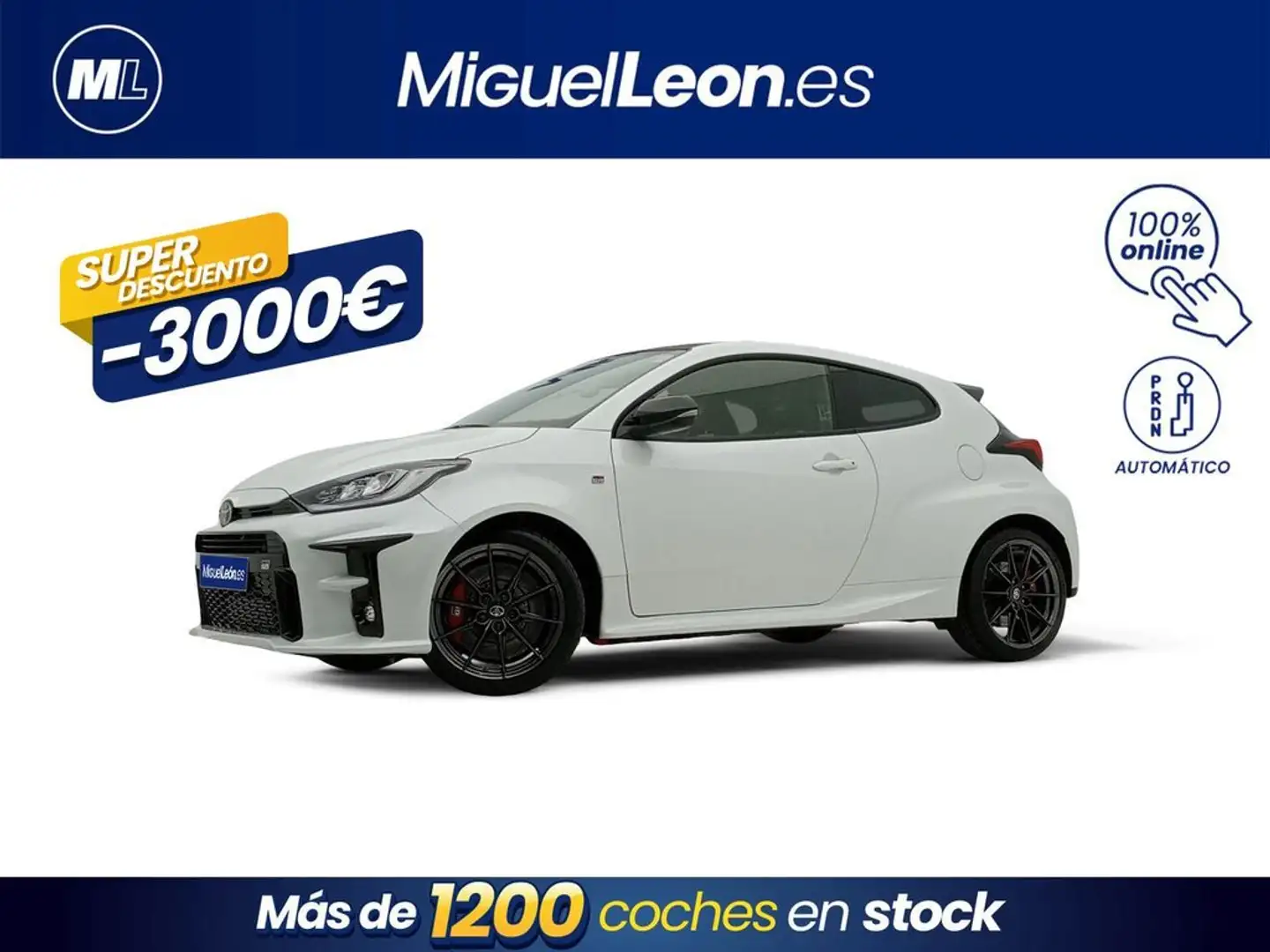 Toyota Yaris 1.6 Turbo 261 CV AWD Circuit Pack. Blanc - 1