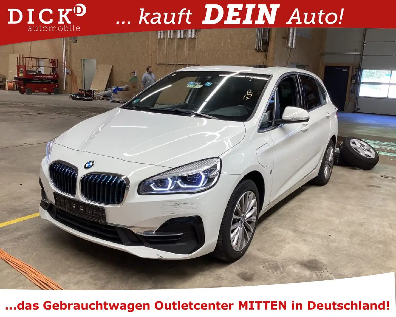 BMW 225 225xe Active Tourer Aut LED/NAVI/H&K/DAB/SHZ/8Fa White - 1