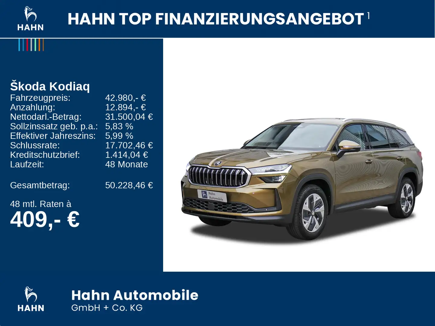 Skoda Kodiaq Selection 2.0 TDI 4x4 DSG StHz Info PLUS Gold - 2
