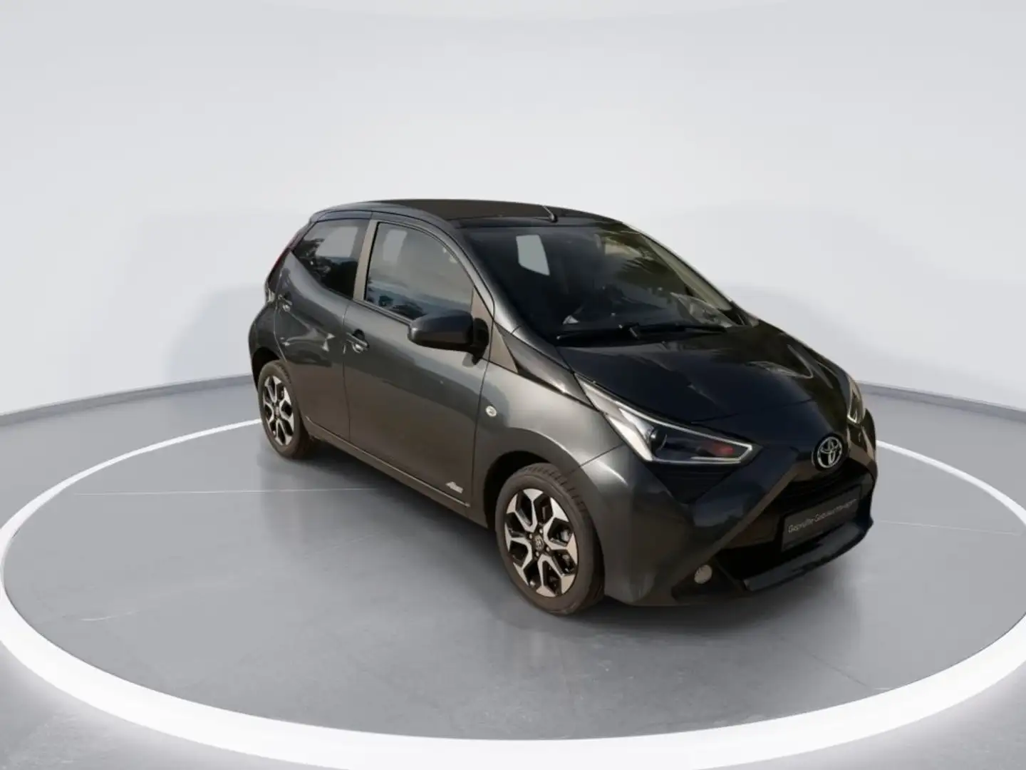 Toyota Aygo x-sky 1.0 5-Gang, el. Faltdach, Sitzhzg., Alu, ZV Grau - 2
