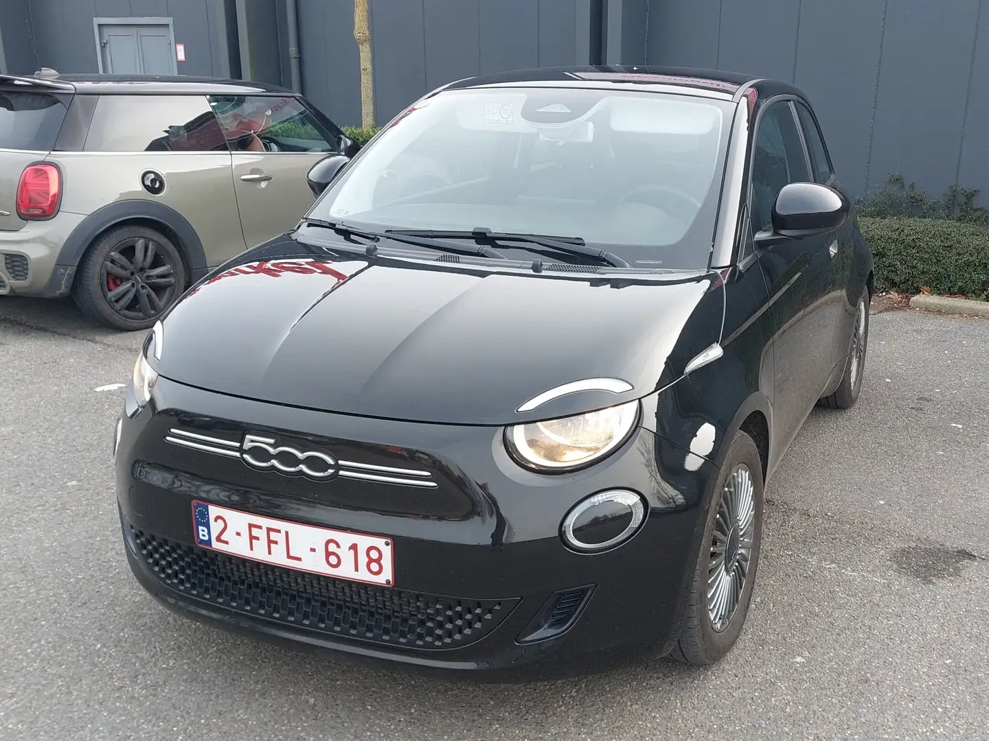 Fiat 500e AB Hatchback Zwart - 1