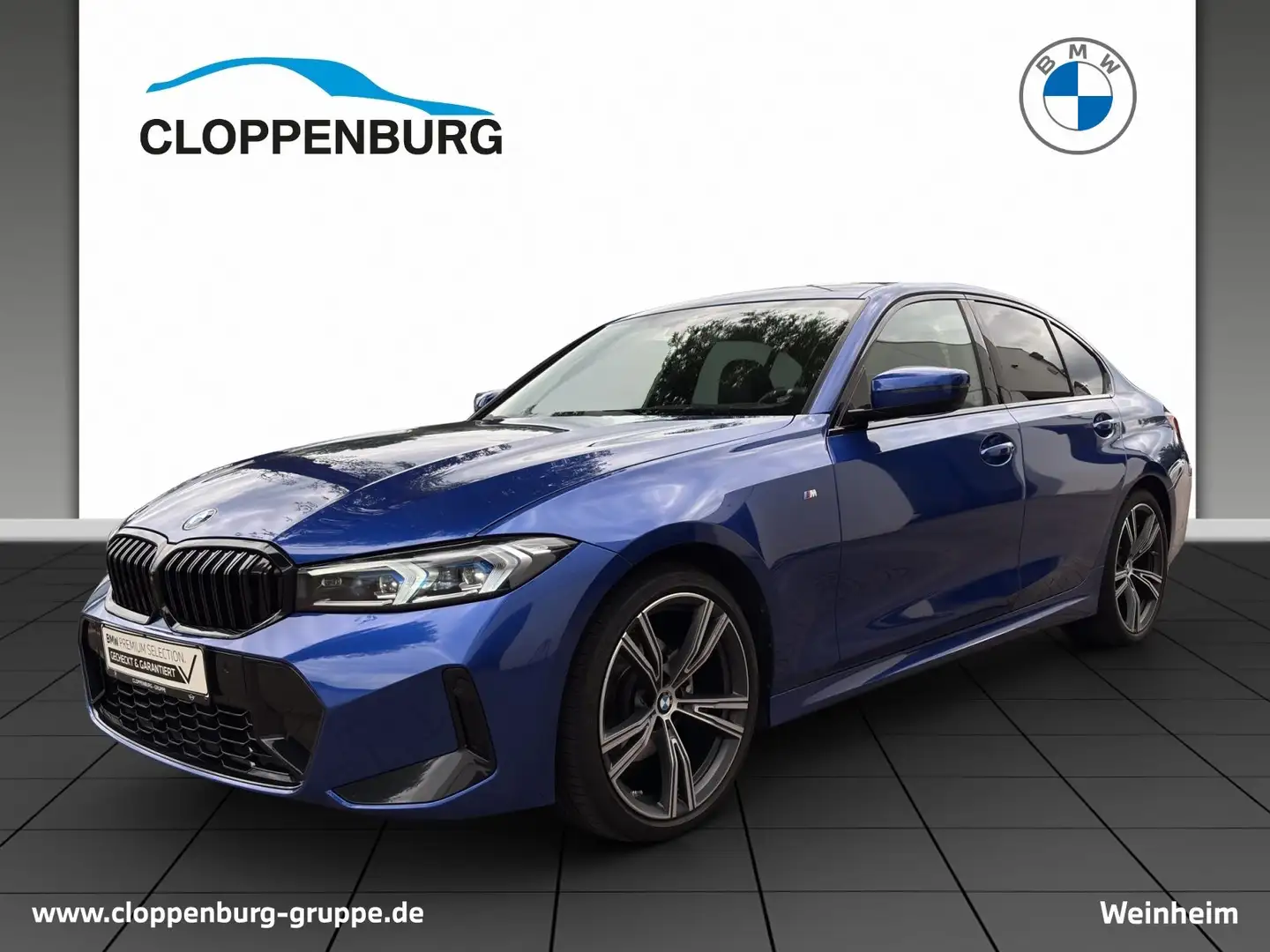 BMW 320 d xDrive Limousine M Sportpaket Head-Up+Navi Blau - 1
