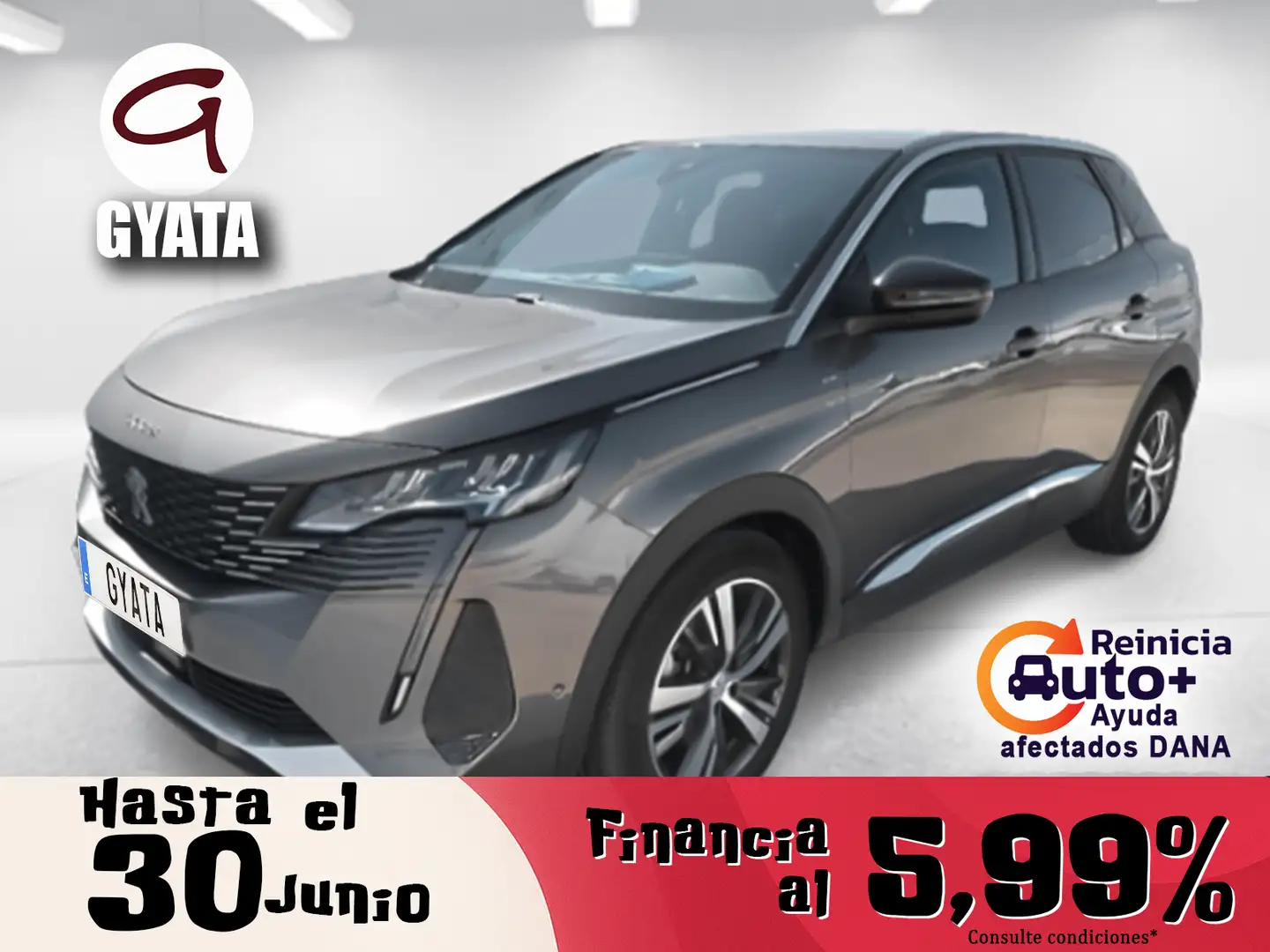 Peugeot 3008 1.6 THP Allure Aut. 155 Gris - 1