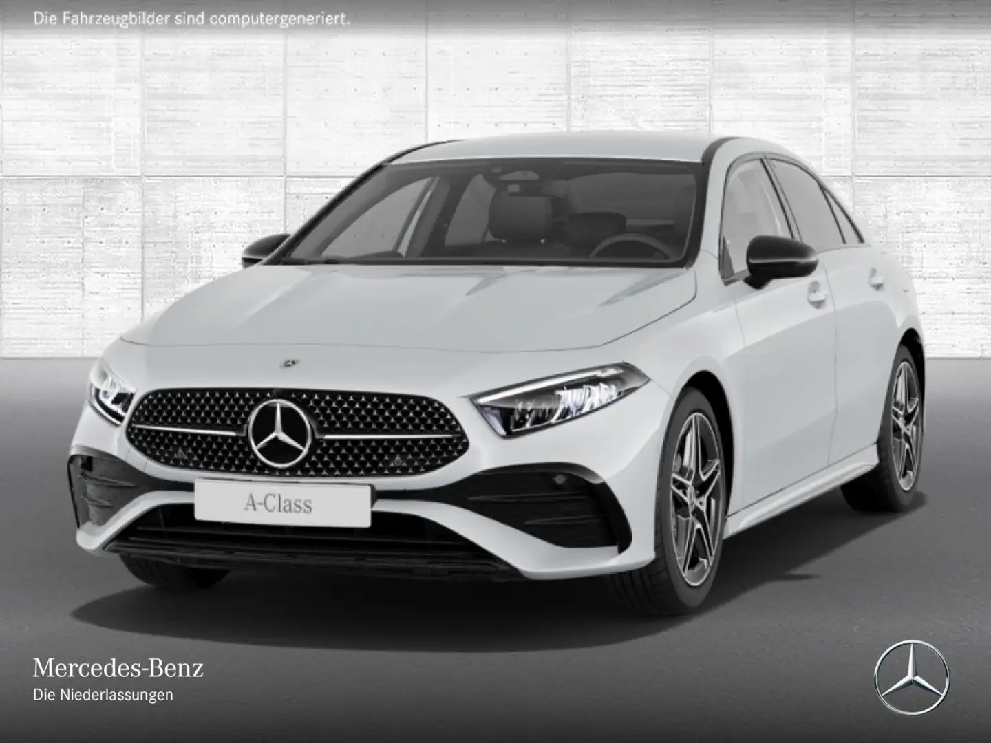 Mercedes-Benz A 180 d Lim AMG+NIGHT+LED+KAMERA+TOTW+KEYLESS+8G Weiß - 2