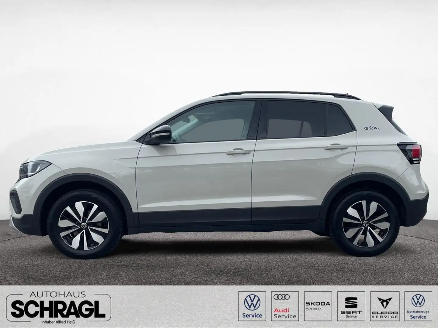 Volkswagen T-Cross 1.0 TSI DSG GOAL+AHK+NAVI+ACC+KAMERA+LED Grijs - 2