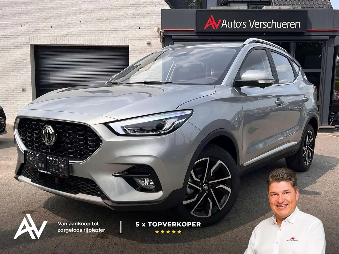 MG ZS 1.5 VTI Luxury ** 360 Carplay Zetelverw. Argent - 1