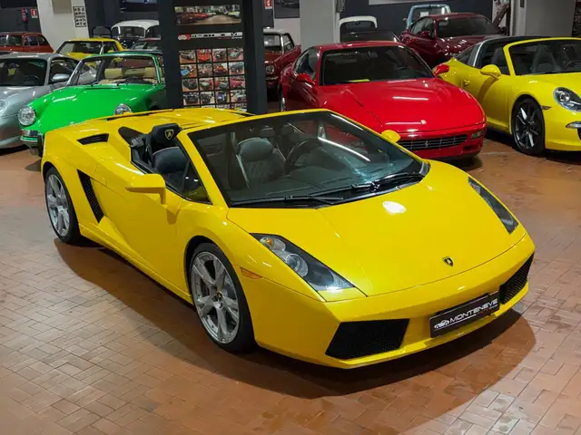 Lamborghini Gallardo Spyder 520CV Giallo Midas Pearl-Pelle e Alcantara