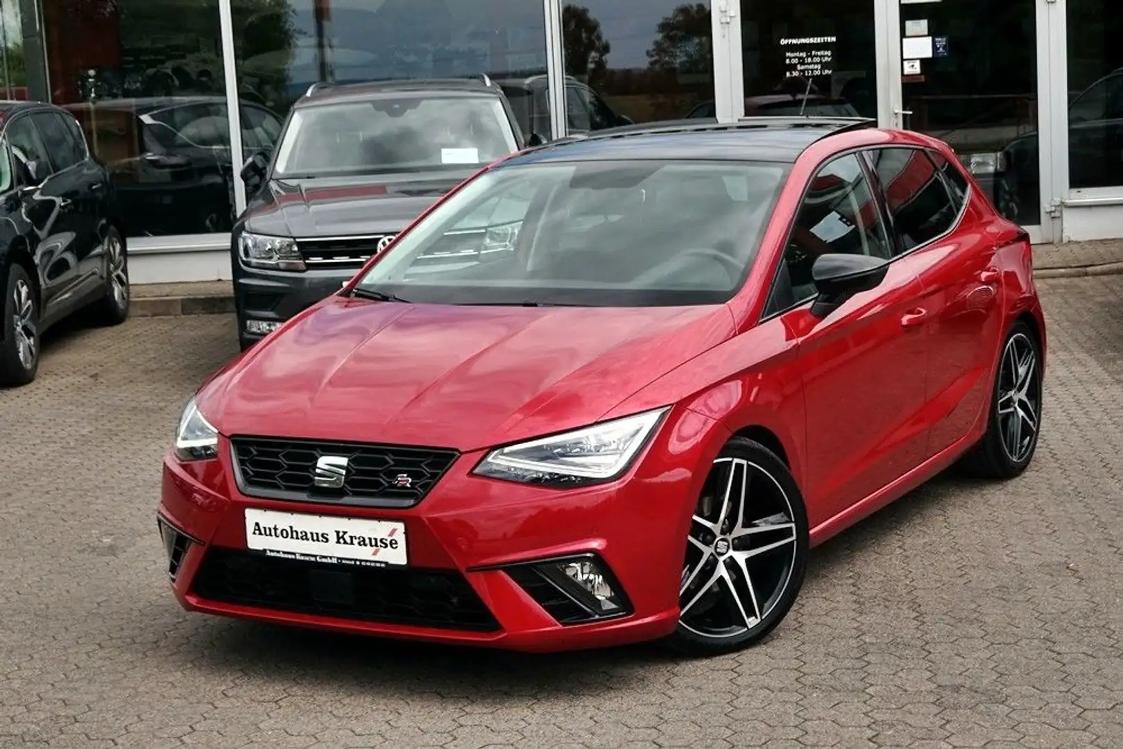 SEAT Ibiza 1.5TSI FR-ACC/DAB/LED/H&R/RIEGER/SPORT AGA Red - 2