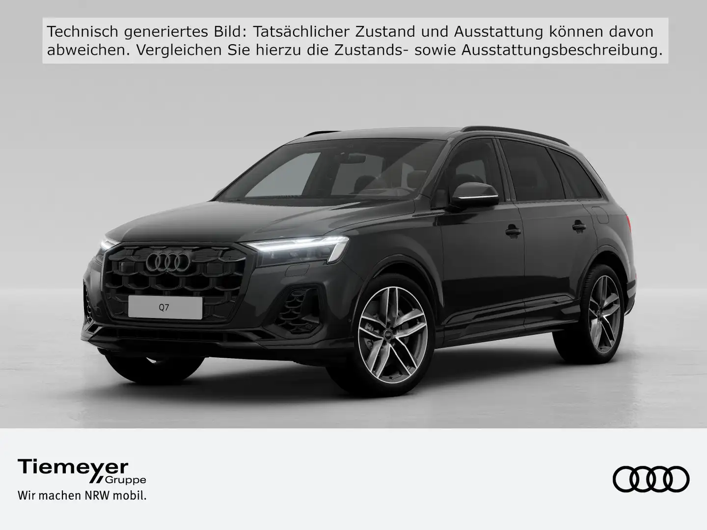 Audi Q7 55 TFSIe Q S LINE LM21 LUFT MATRIX ASSIST Zwart - 1