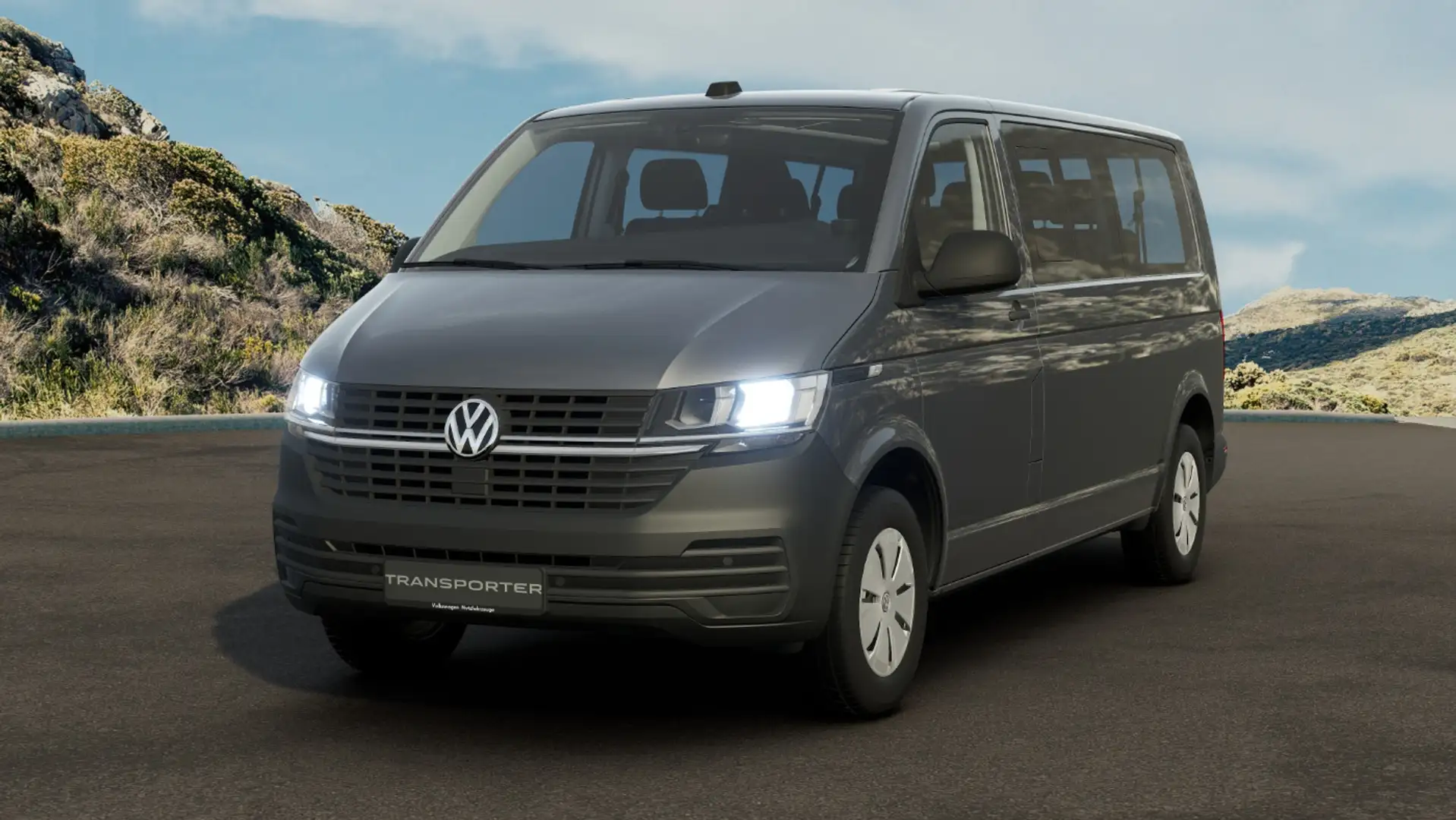 Volkswagen T6.1 Kombi TDI 9-Sitzer LR Grau - 2