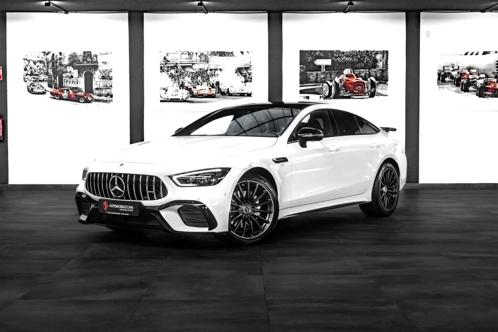 Mercedes-Benz AMG GT 43 AERODYNAMIK-KIT + V8 STYLE! PANO! 1.HD Weiß - 1