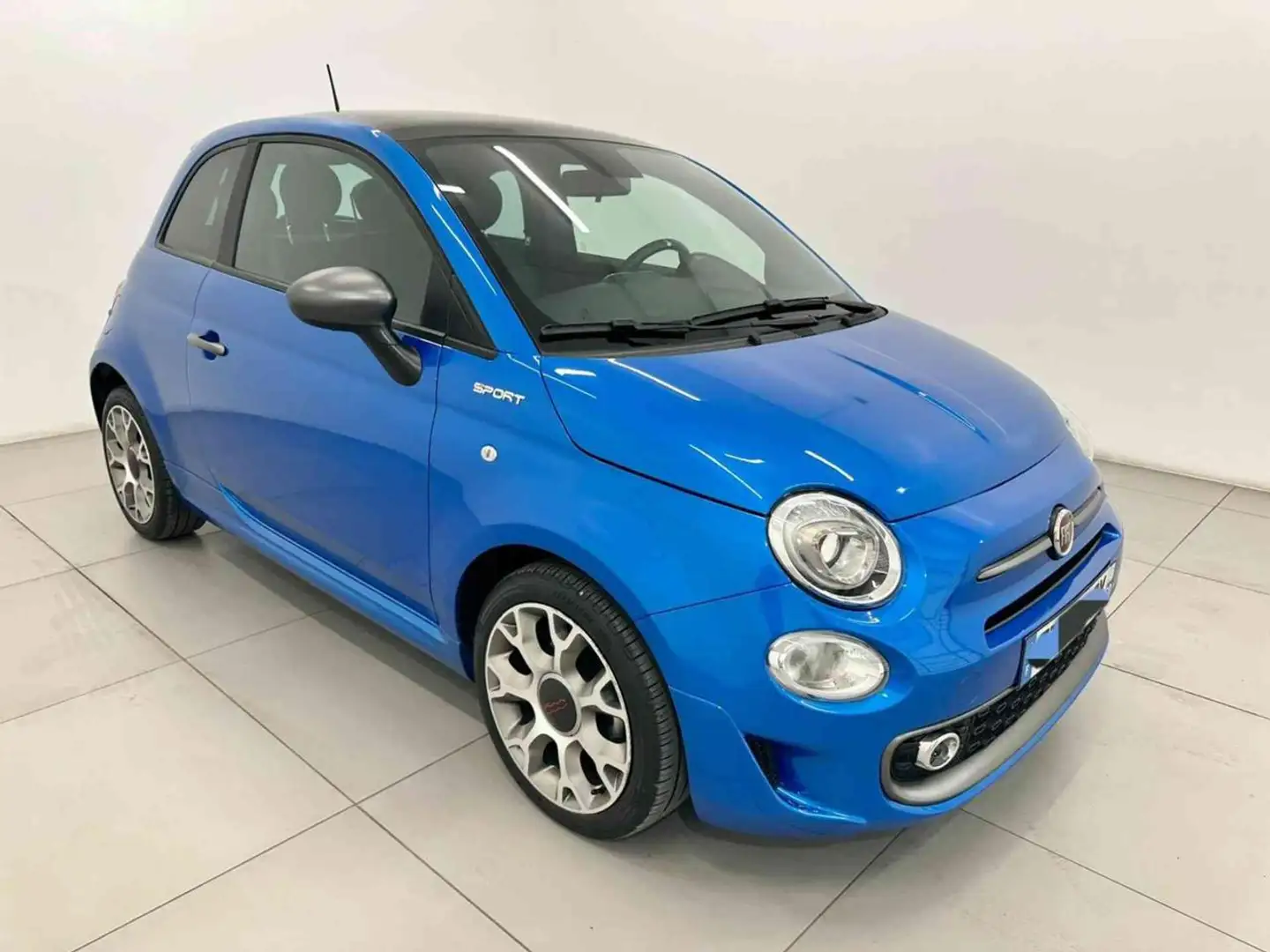 Fiat 500 1.0 Hybrid Sport Bleu - 1