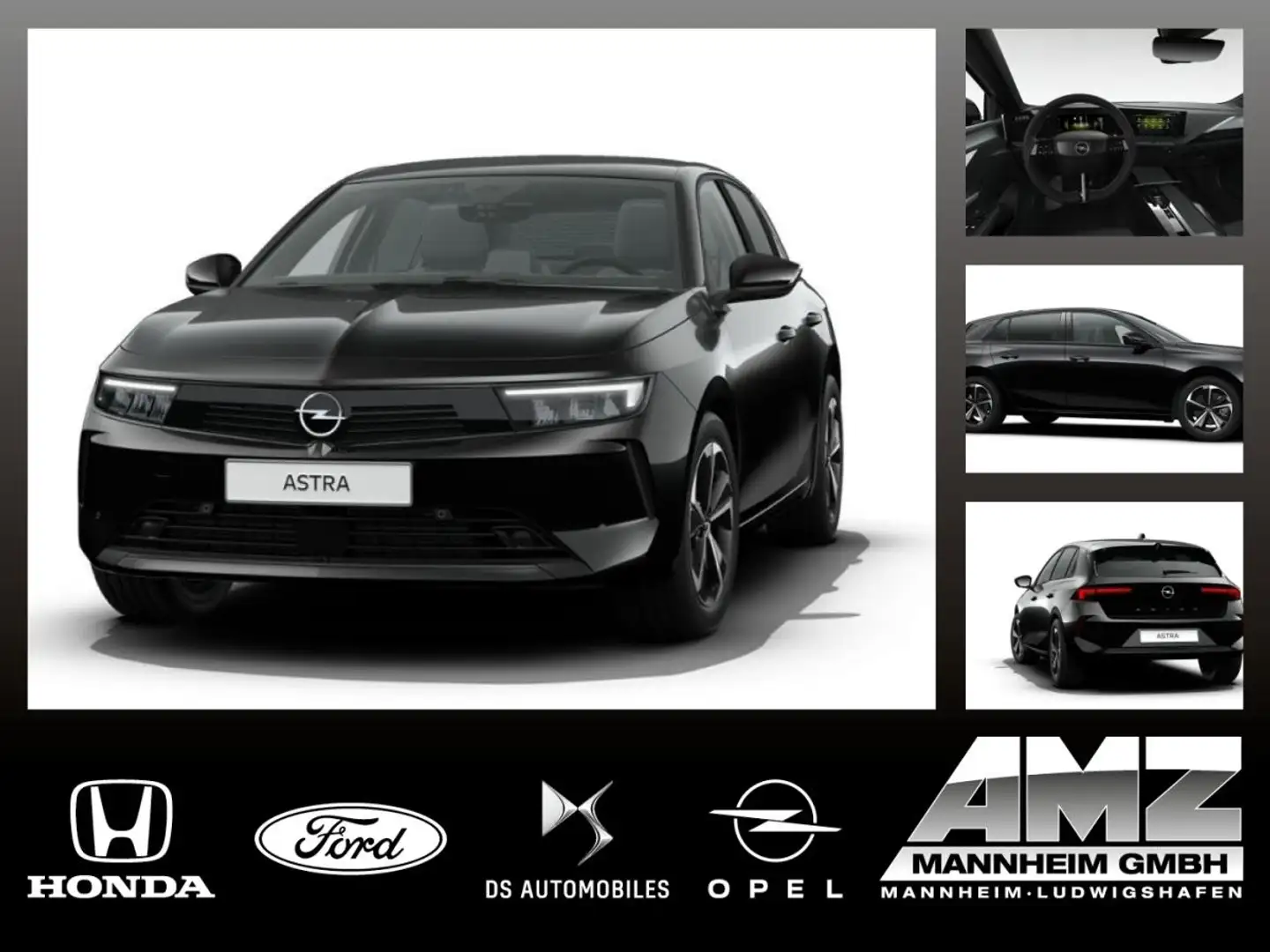 Opel Astra Edition 1.2 Turbo Schwarz - 1
