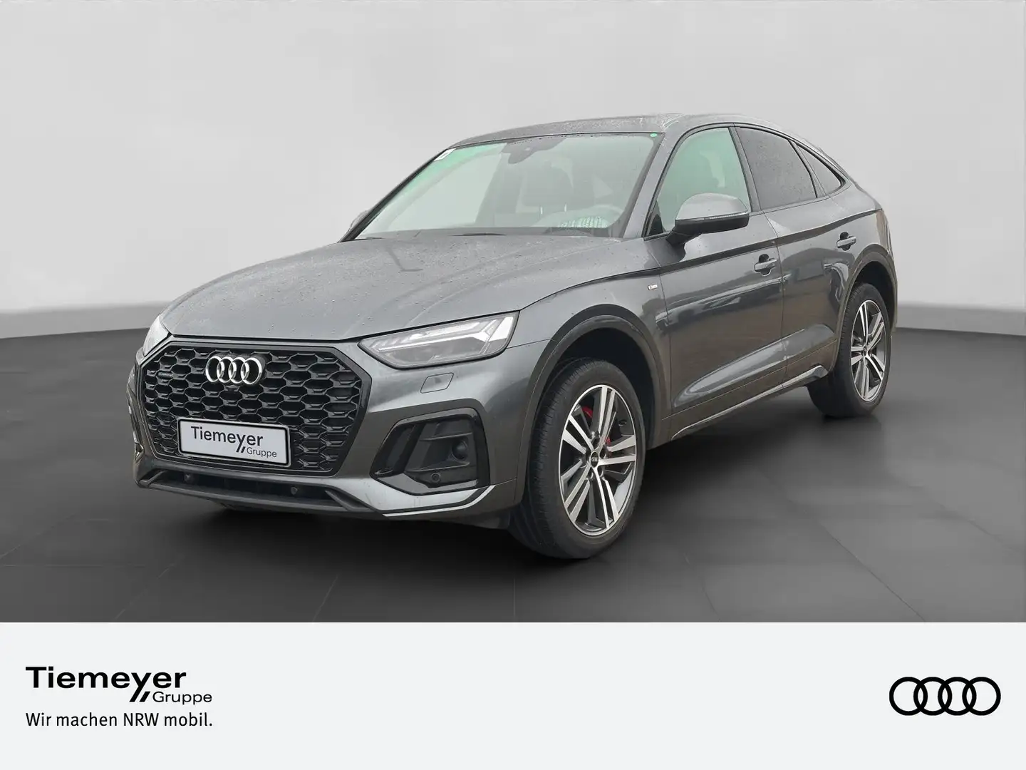 Audi Q5 40 TDI Q 2x S LINE MATRIX PANO BuO Grau - 1