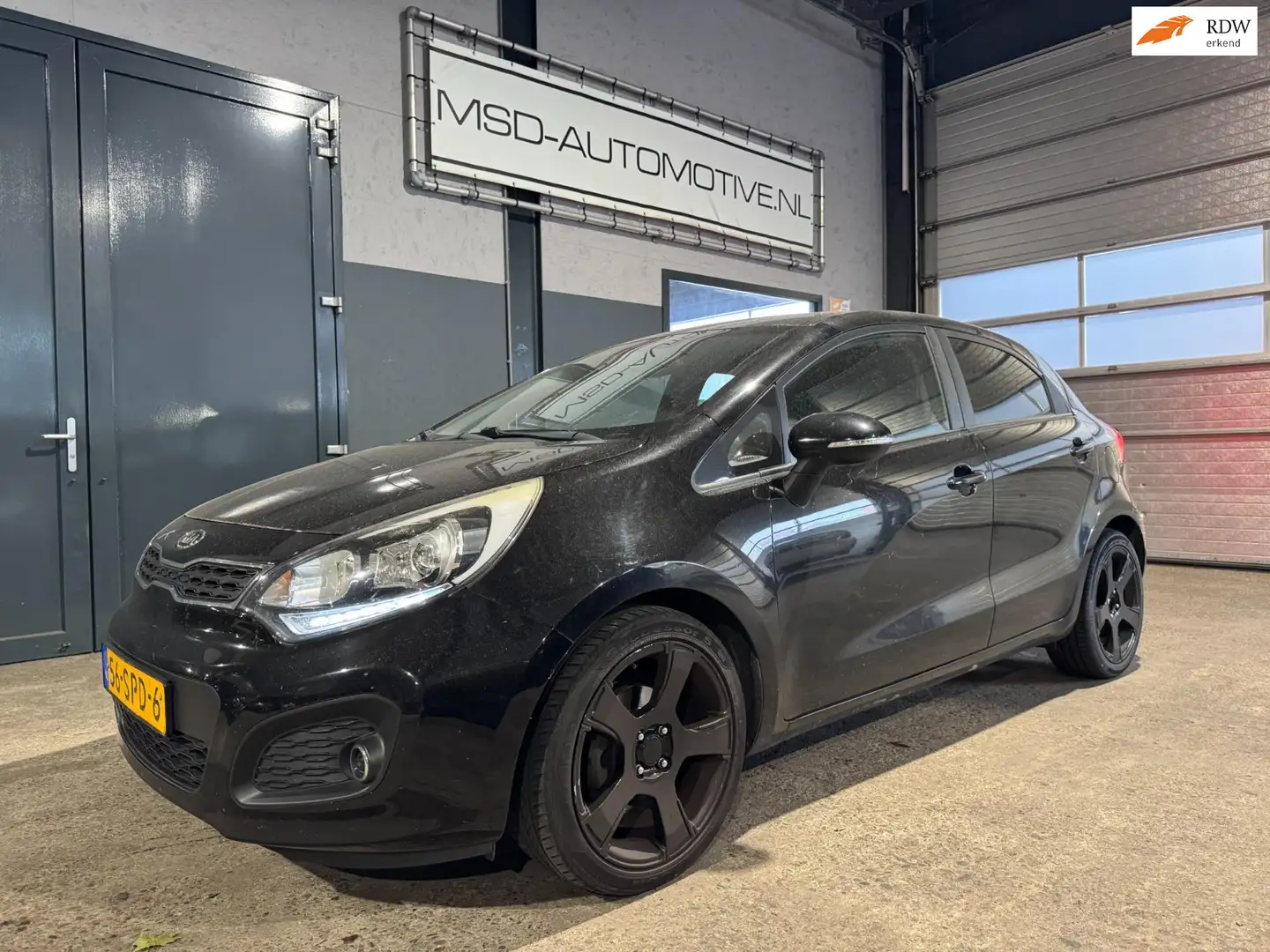 Kia Rio 1.2 CVVT Plus Pack Black on Black Airco + Led !! Noir - 1