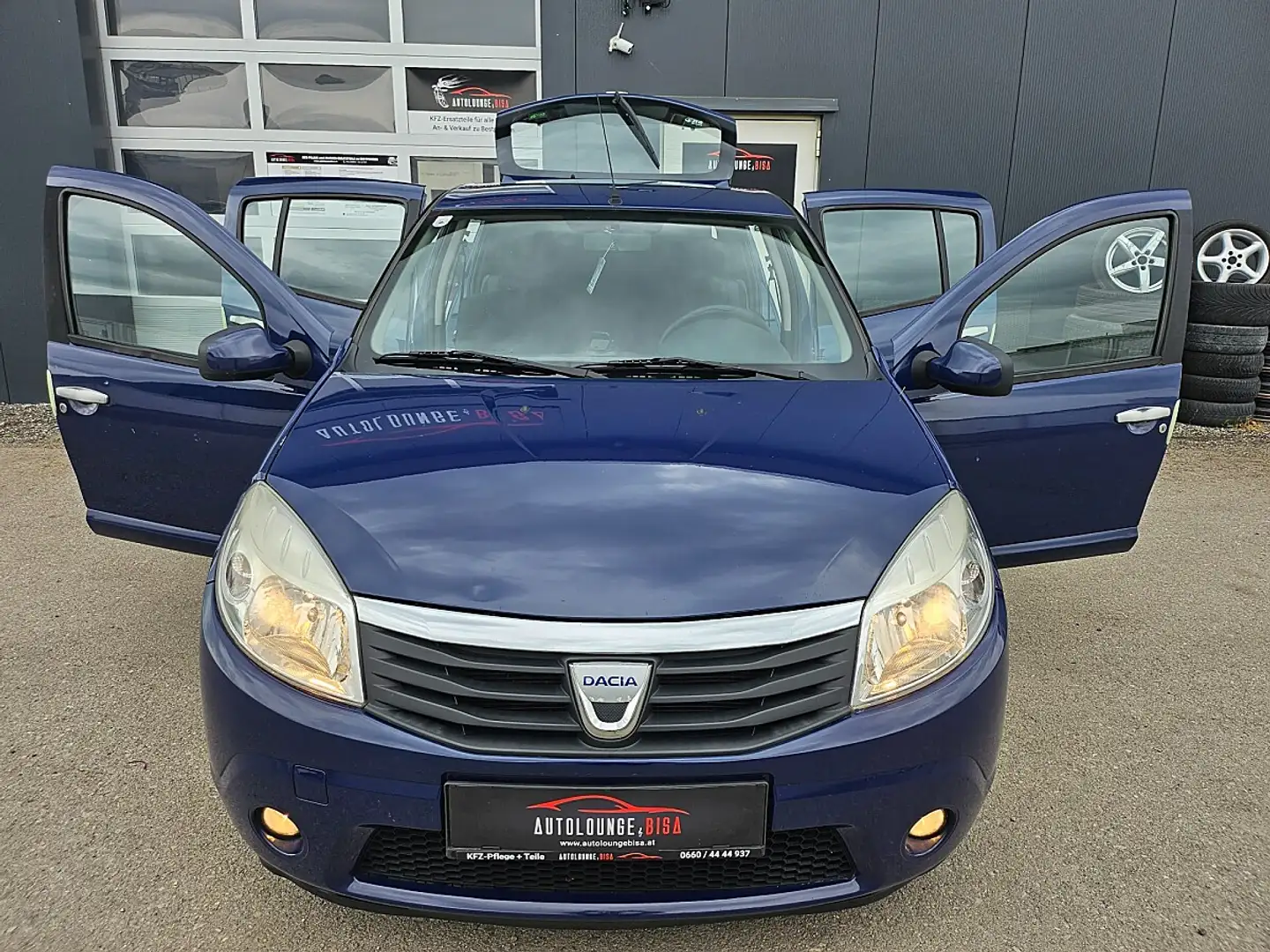 Dacia Sandero Lauréate 1,2i 16V PICKERL:07/2026, KLIMA, SERVI... Blau - 2