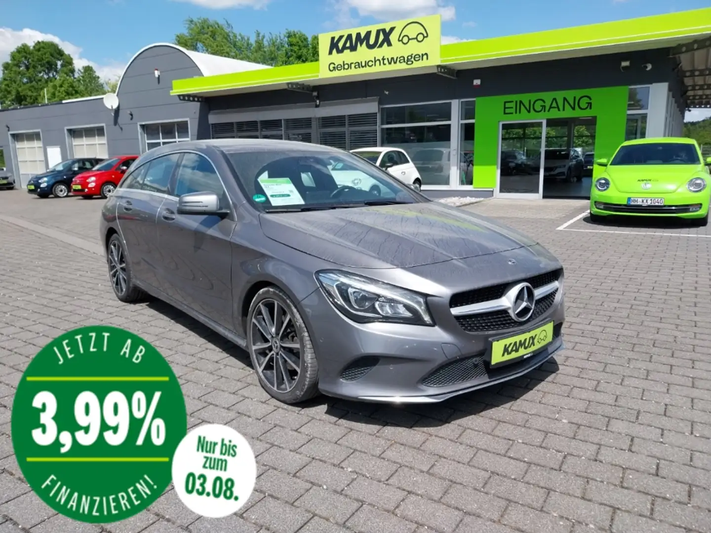 Mercedes-Benz CLA 220 4M 7G-DCT Urban+LED+NAVI Grijs - 1