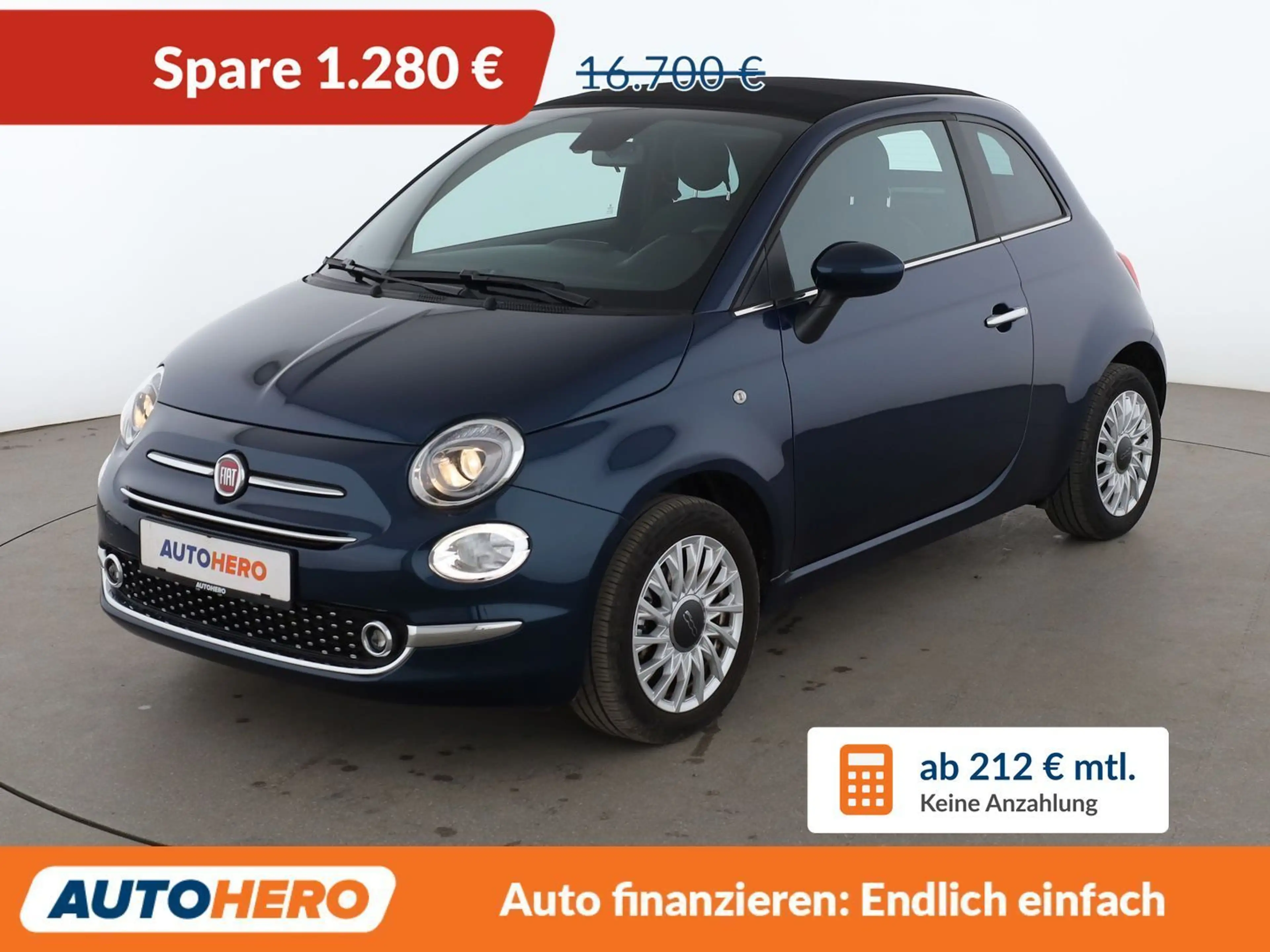 Fiat 500C 1.0 Mild-Hybrid Dolcevita *NAVI*PDC*TEMPO*ALU*