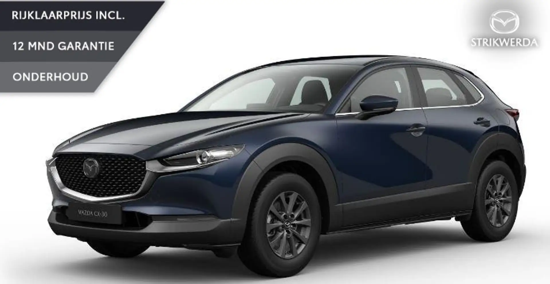 Mazda CX-30 2.5 e-SkyActiv-G M Hybrid Prime-line | Nieuw | Voo Blu/Azzurro - 1