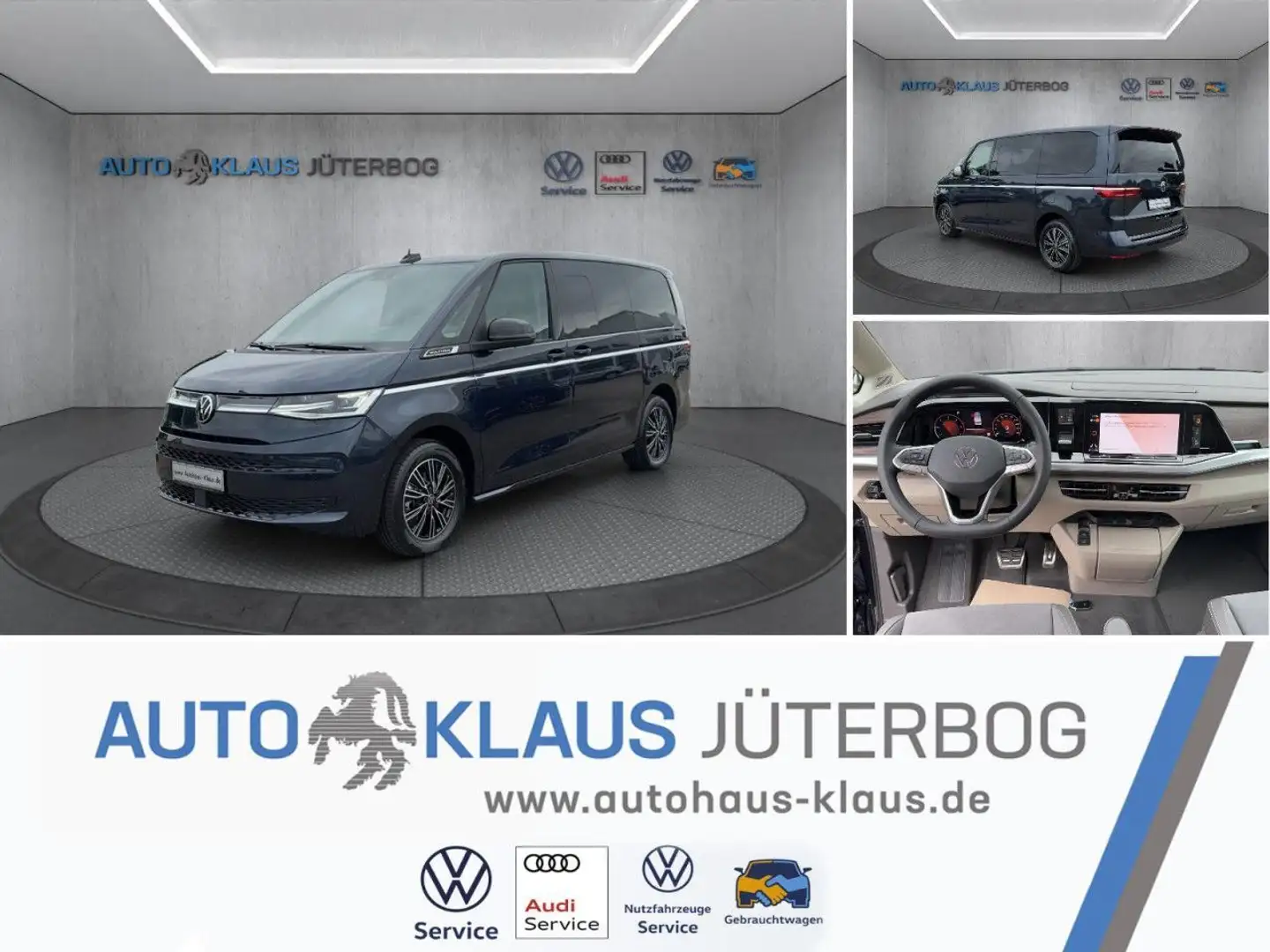Volkswagen T7 Multivan Style 2.0 TDI lang IQ-Light AZV Navi Blau - 1