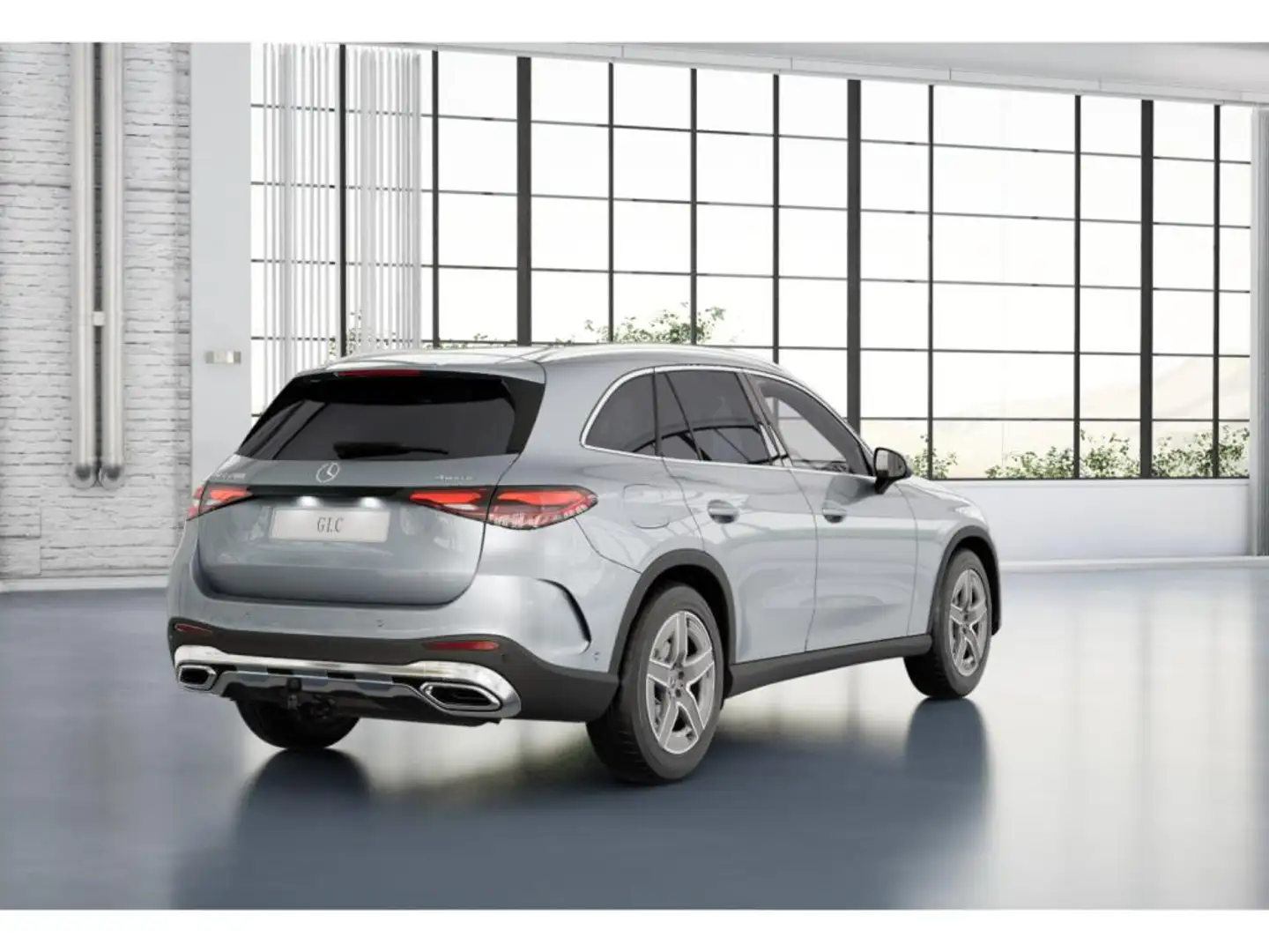 Mercedes-Benz GLC 200 AMG-DISTRONIC-MEMORY-AHK-UVP 70.150,- Silber - 2