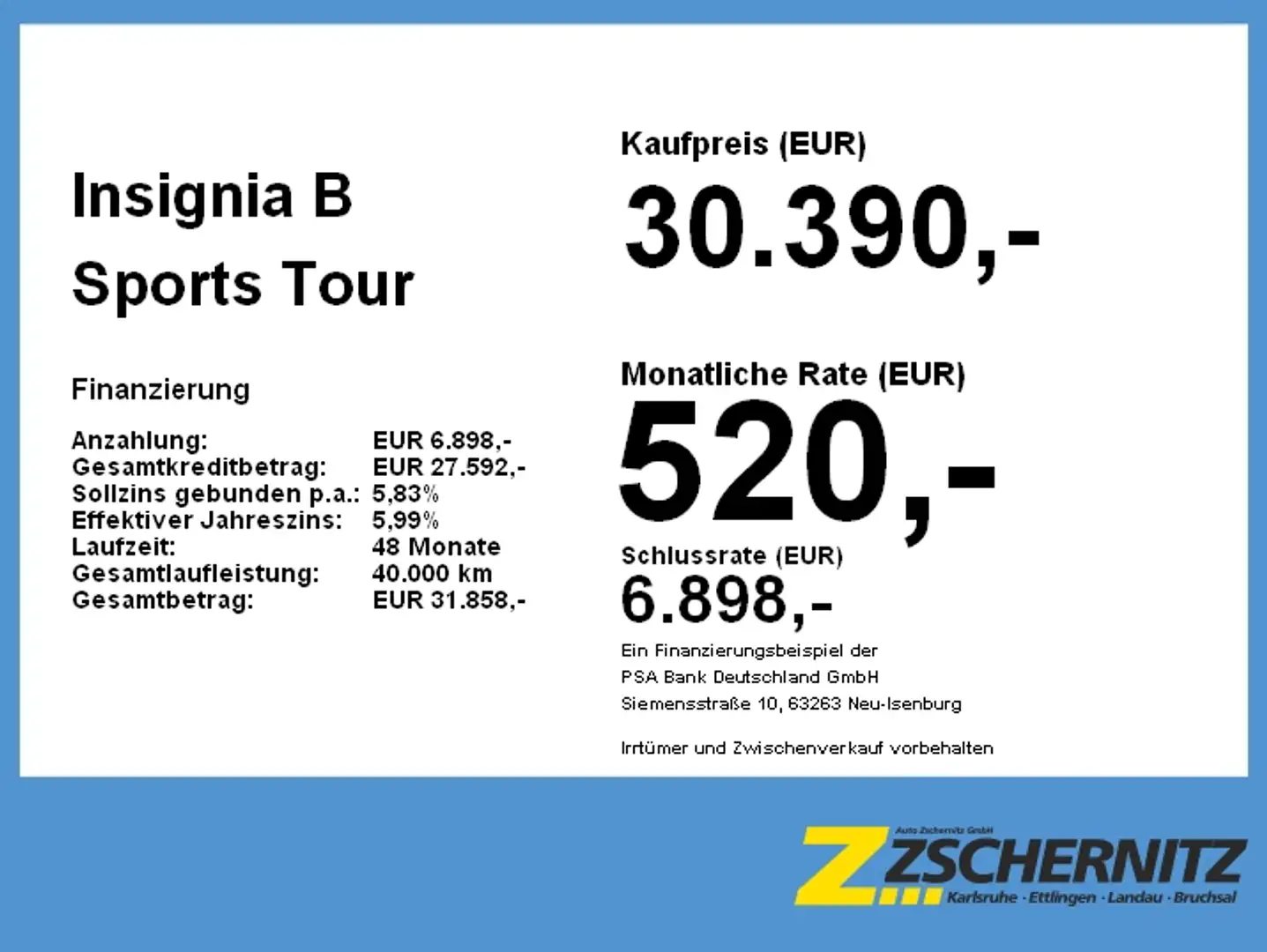 Opel Insignia B Sports Tour 2.0 SHT  GSi 4x4  Navi LED Rot - 1