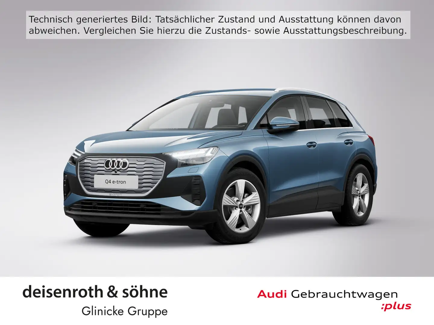 Audi Q4 e-tron 40 AHK/Matrix/Nav/Assist/Sportsitz/19" Blau - 1