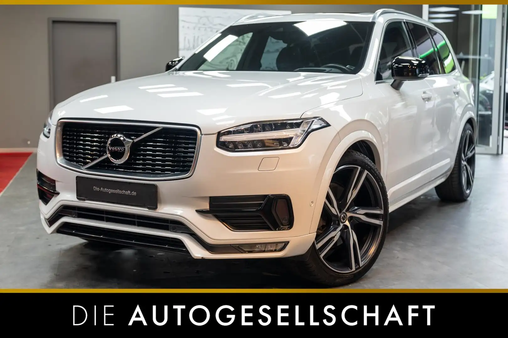 Volvo XC90 R Design AWD 2.0 T *LED*NAVI*HUD*ACC*VC* Weiß - 1
