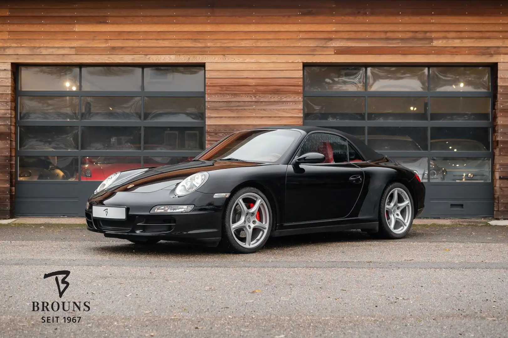 Porsche 997 Carrera 4S Cabriolet 355PS *BRD-SAG-Chrono Schwarz - 1