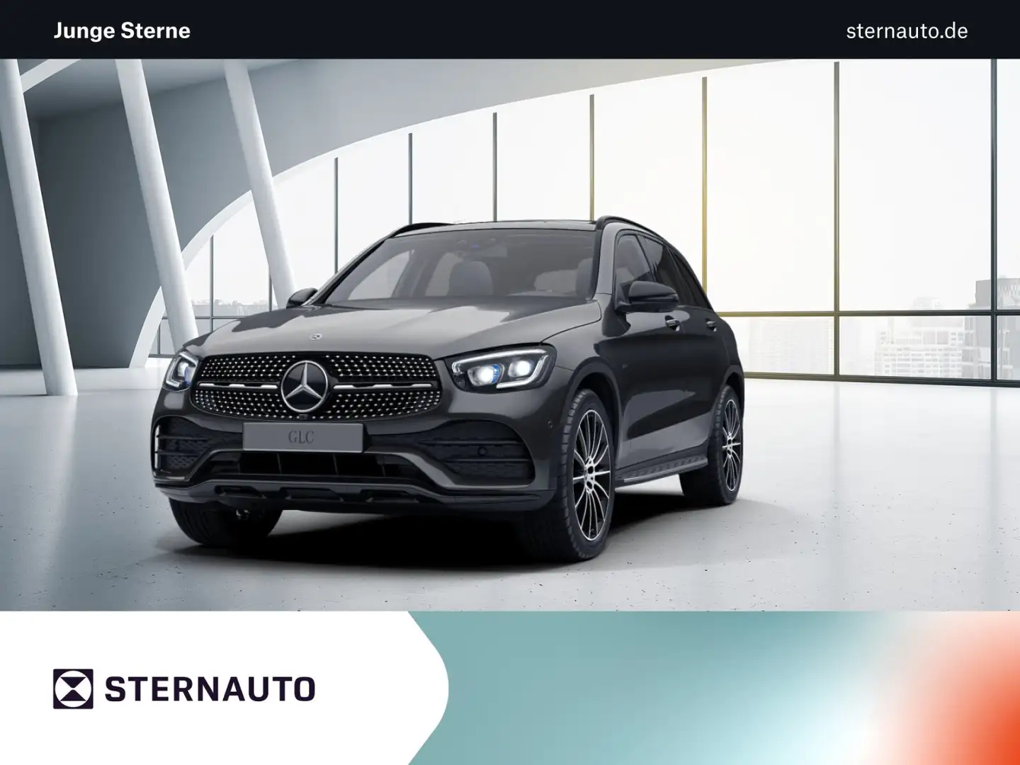 Mercedes-Benz GLC 300 GLC 300 de 4M AMG Distr Pano Multibeam AHK AirBody Grau - 1