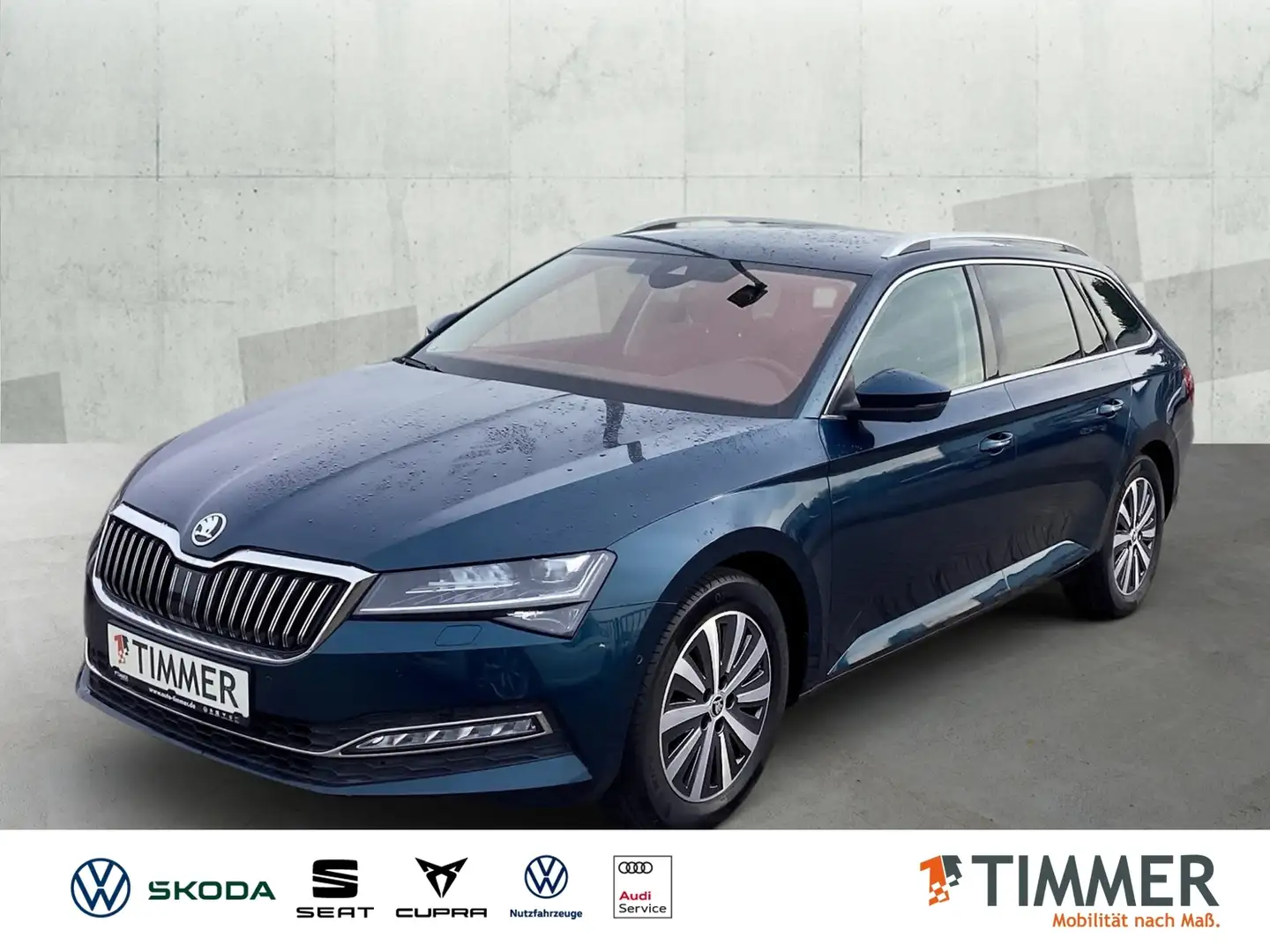Skoda Superb Combi 2,0 TDI DSG Style Columbus*360°KAM*DWA*ASSI Blau - 1