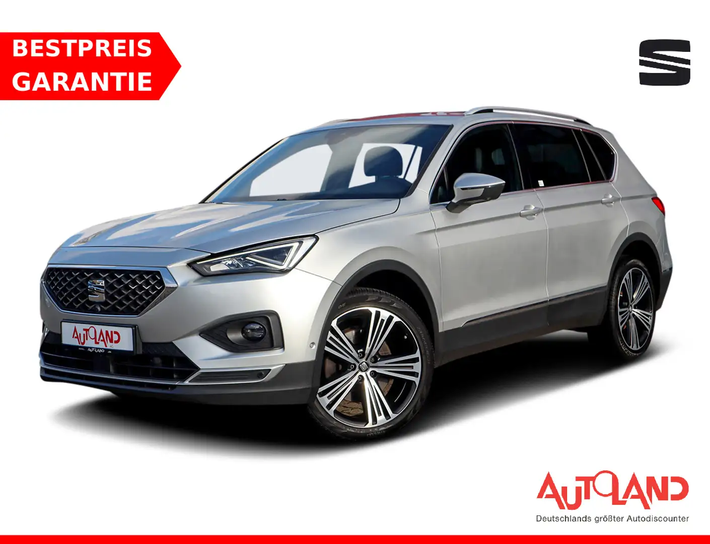 SEAT Tarraco 2.0 TSI Xcellence 4Drive LED Navi ACC Silber - 1