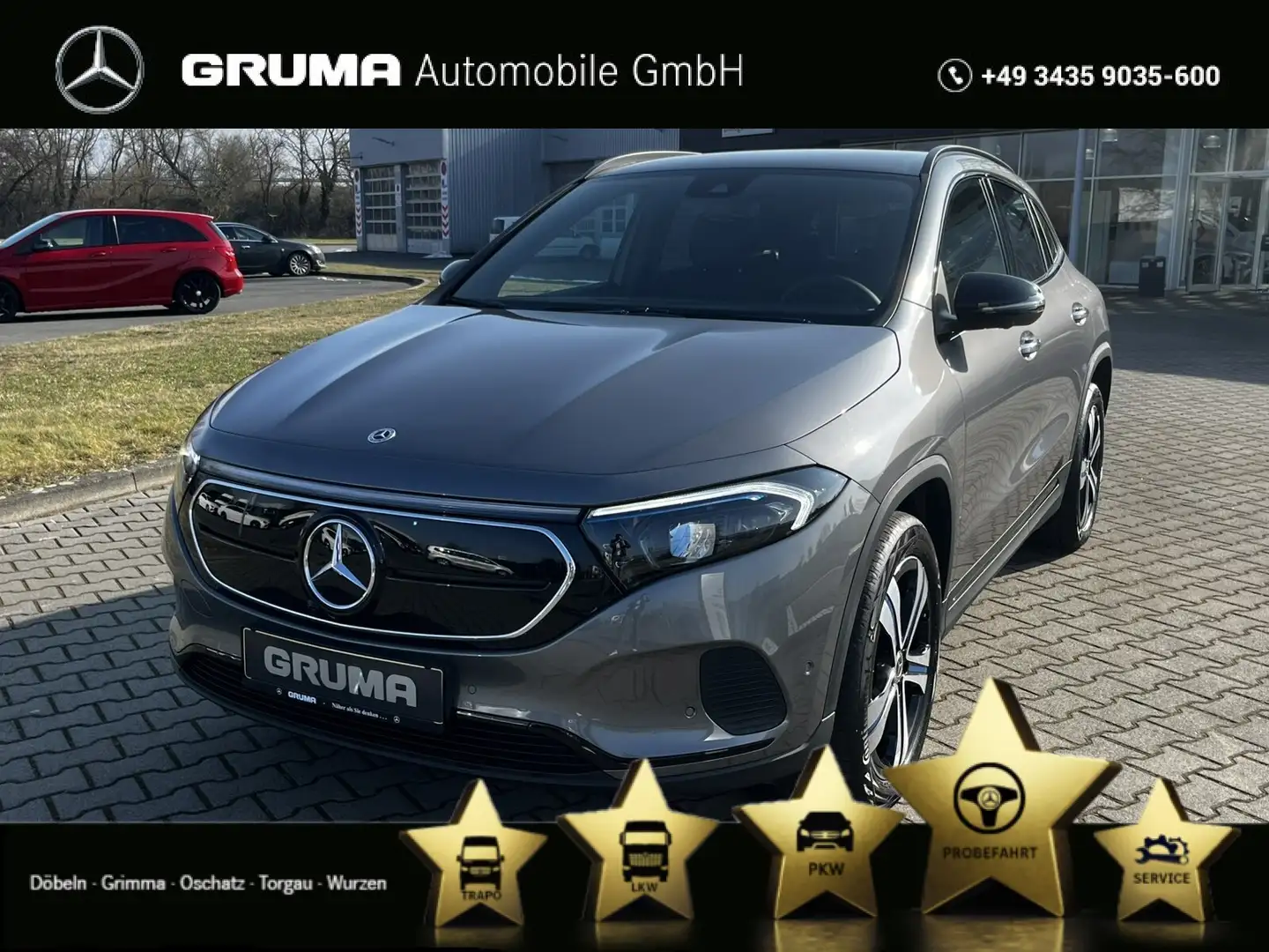 Mercedes-Benz EQA 250 EQA 250 Progressive+Night+KeyGo+CarPlay+360°+DAB Grau - 1