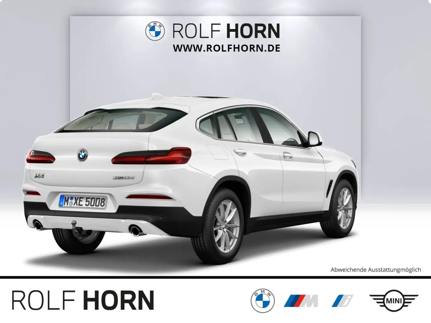 BMW X4 xDrive20d Advantage Aut. Navi Pano AHK Sitzhz Weiß - 2