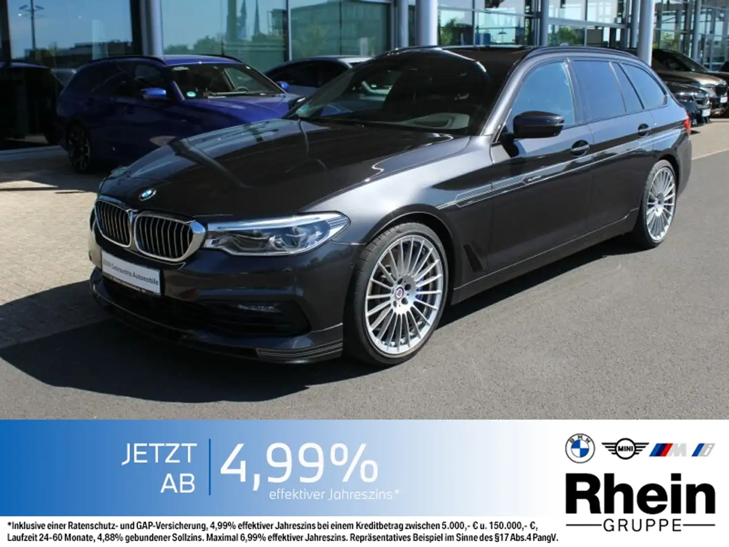 Alpina D5 S Massage. AHK. Glasdach. Softclose Grau - 1