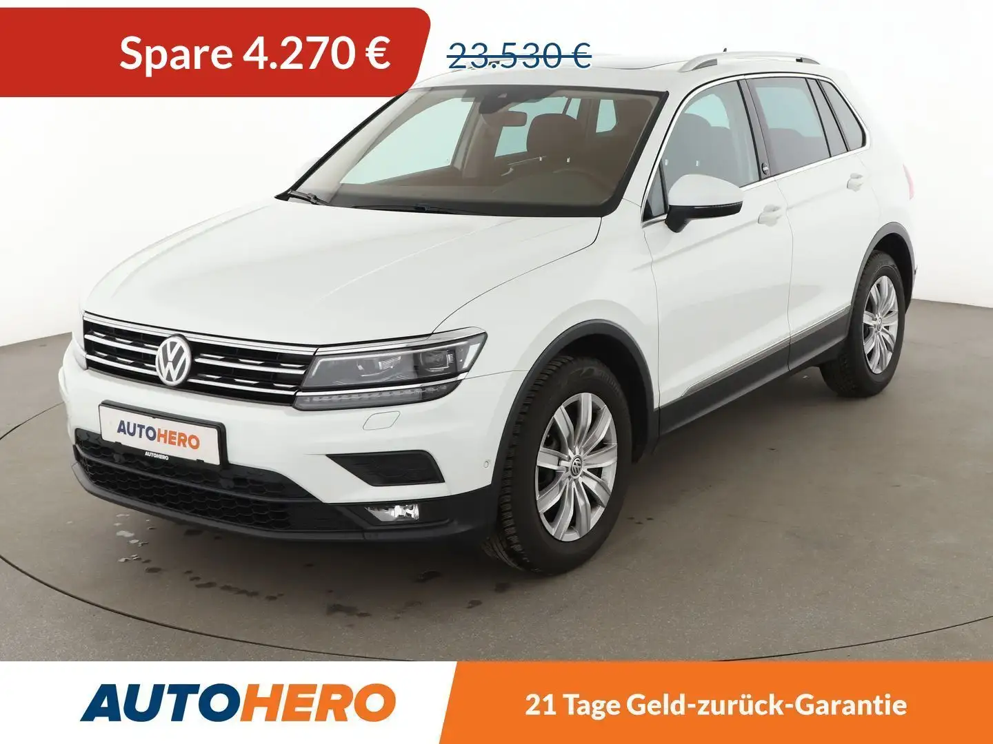 Volkswagen Tiguan 1.4 TSI ACT Comfortline BM*NAVI*LED*ACC*CAM*SPUR* Weiß - 1