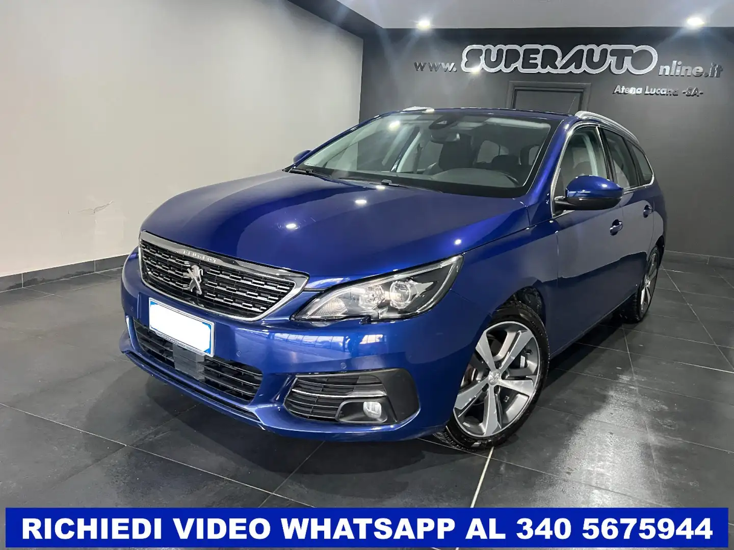 Peugeot 308 BlueHDi 130 S&S EAT6 SW Allure Blu/Azzurro - 2