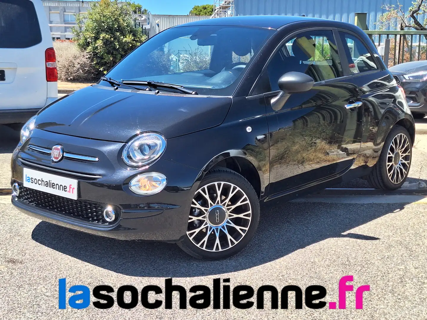 Fiat 500 1.0 70 ch Hybride BSG S/S Noir - 1