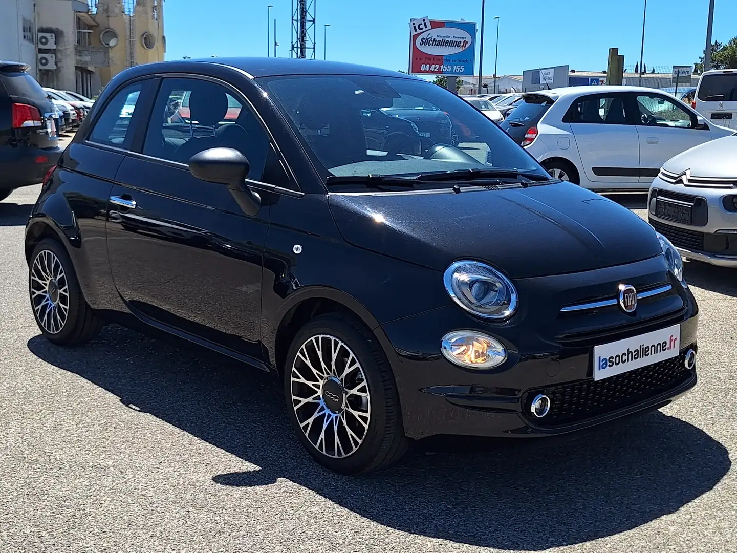 Fiat 500 1.0 70 ch Hybride BSG S/S Noir - 2