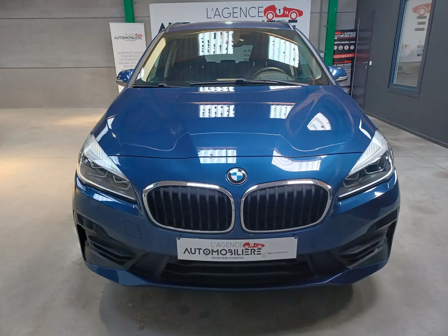BMW 216 Gran Tourer  "7 Places", "Full Led","Gps,Cuir", Bleu - 2