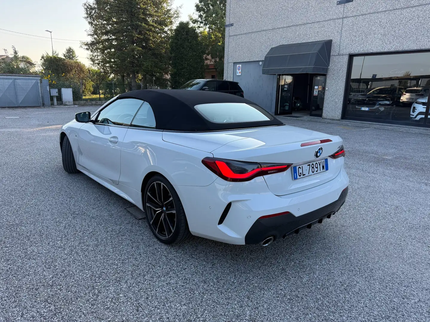 BMW 420 d 190 cv Cabrio mhev 48V Msport IVA ESPOSTA Bianco - 2
