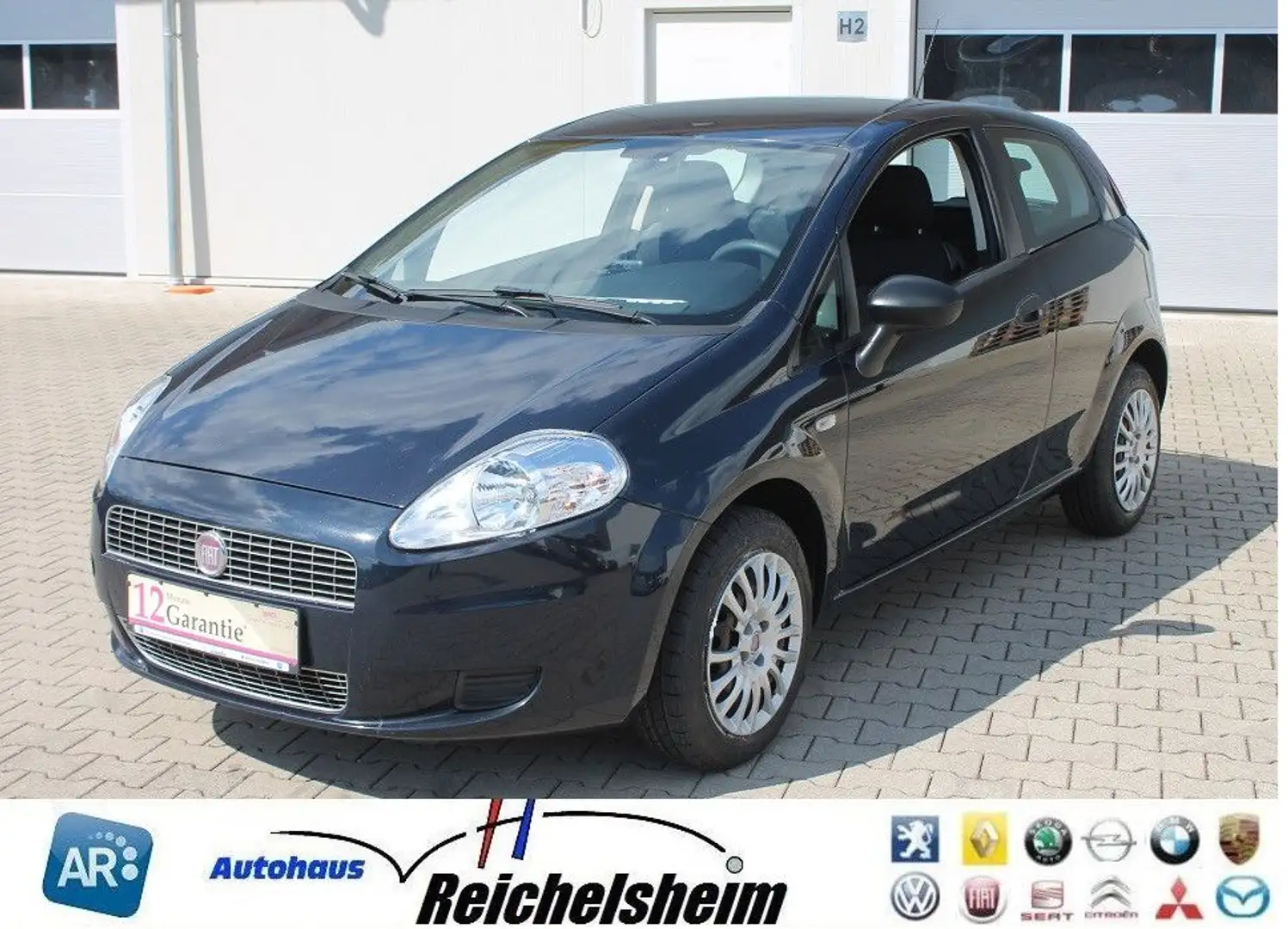 Fiat Punto EvO,Tüv/Au,Insp+Reifen neu !gepfl.,Finanz. Blau - 1