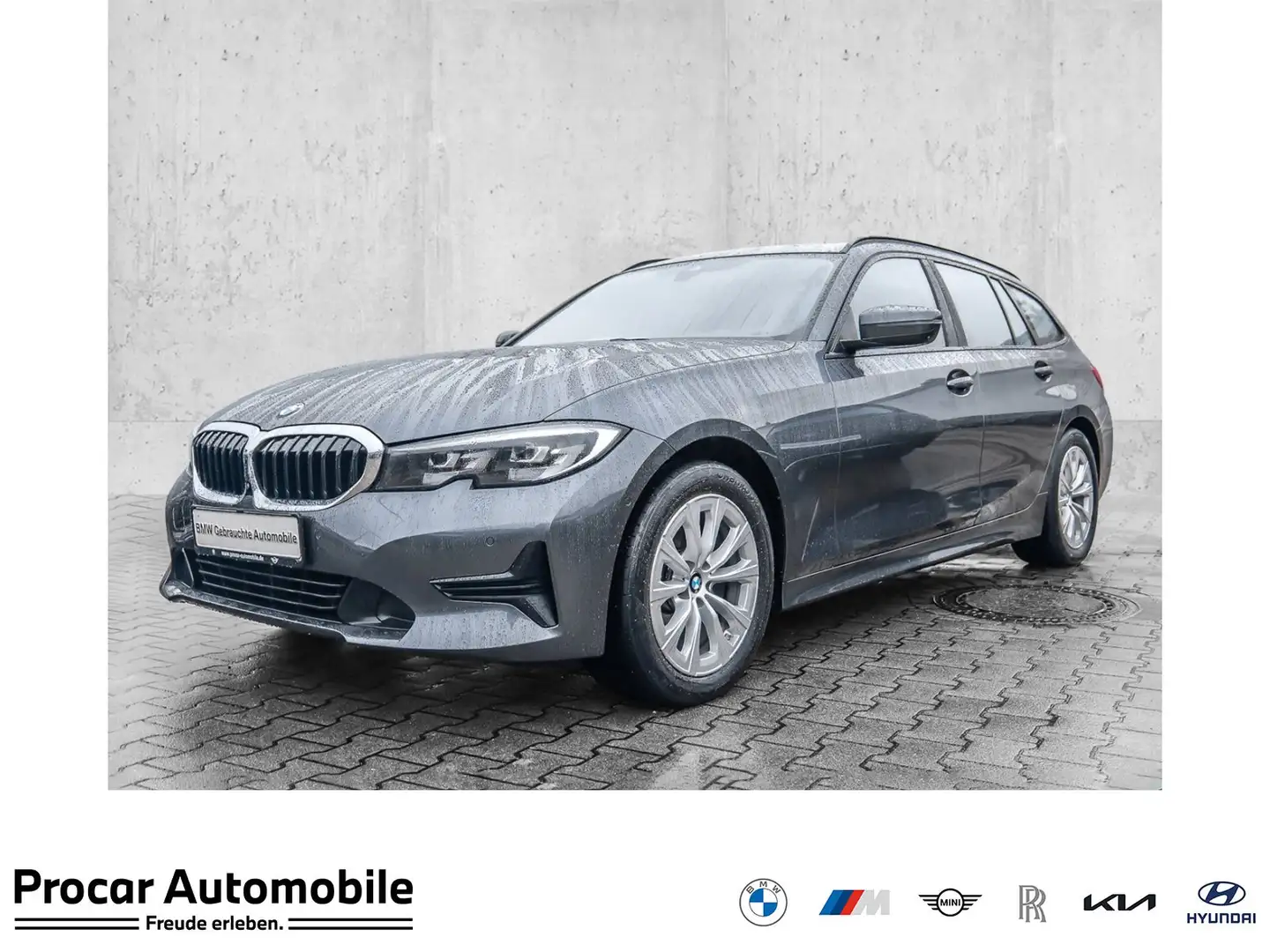 BMW 318 d A PANO 360°KAM RFK NAVI LED Sound Syst. LM Grau - 1