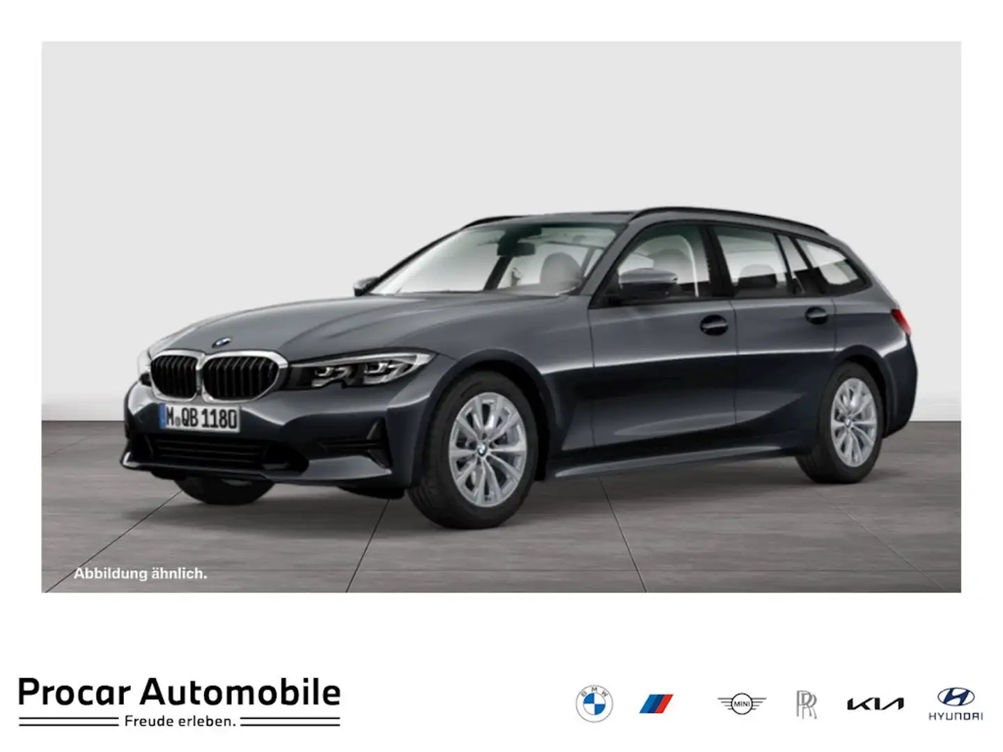 BMW 318 d A PANO 360°KAM RFK NAVI LED Sound Syst. LM Grau - 1