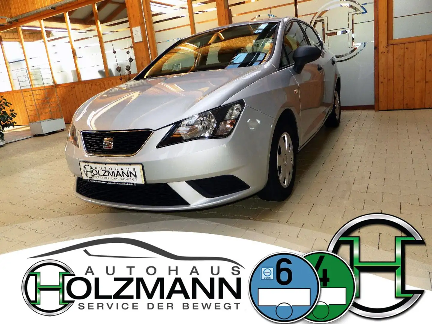 SEAT Ibiza Lim. 1.0 Reference/5-Türer/Klima/8fach/Eu6 Silber - 1