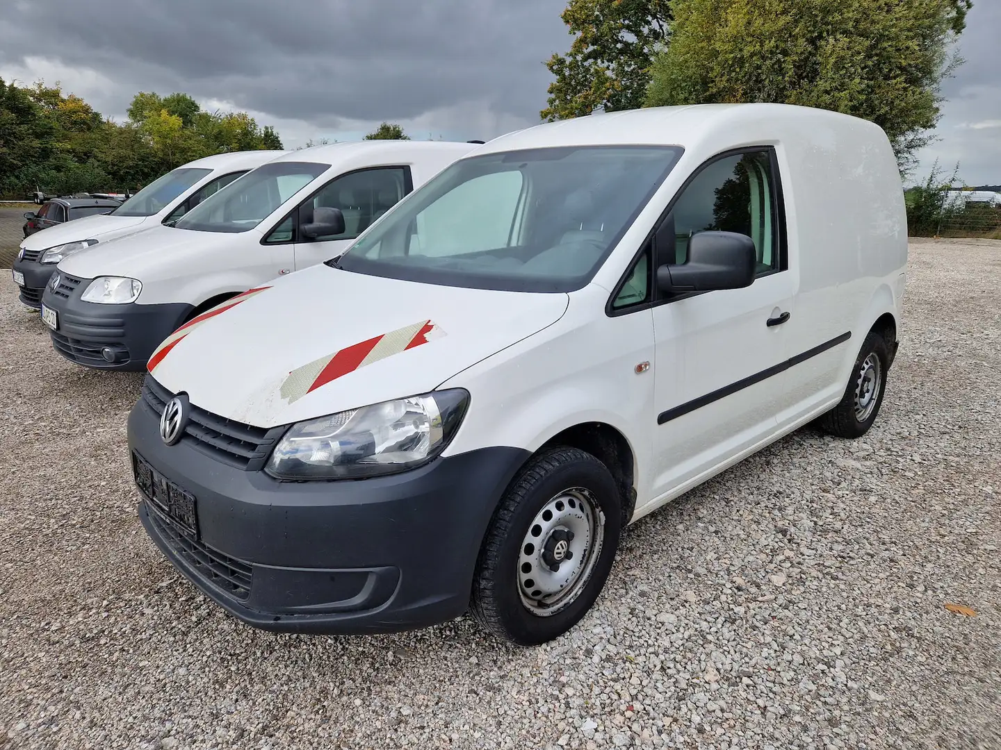 Volkswagen Caddy 1.6 TDI Kasten Klima/AHK/Flügeltüren Bianco - 1