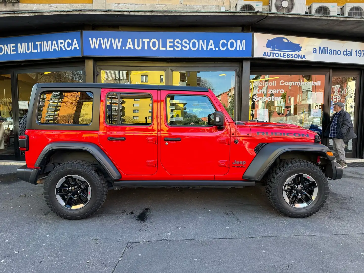 Jeep Wrangler Wrangler Unlimited 2.0 turbo Rubicon auto Rouge - 1