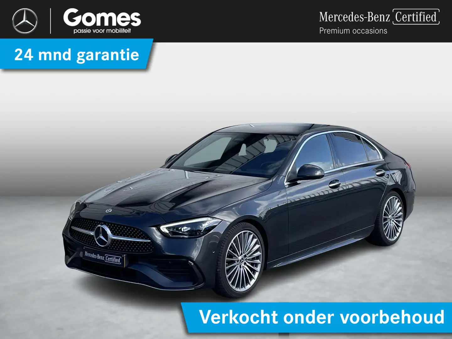 Mercedes-Benz C 200 AMG Line Gris - 1