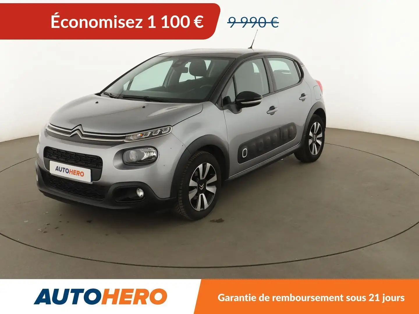 Citroen C3 1.2 PureTech Shine BV6 Gris - 1
