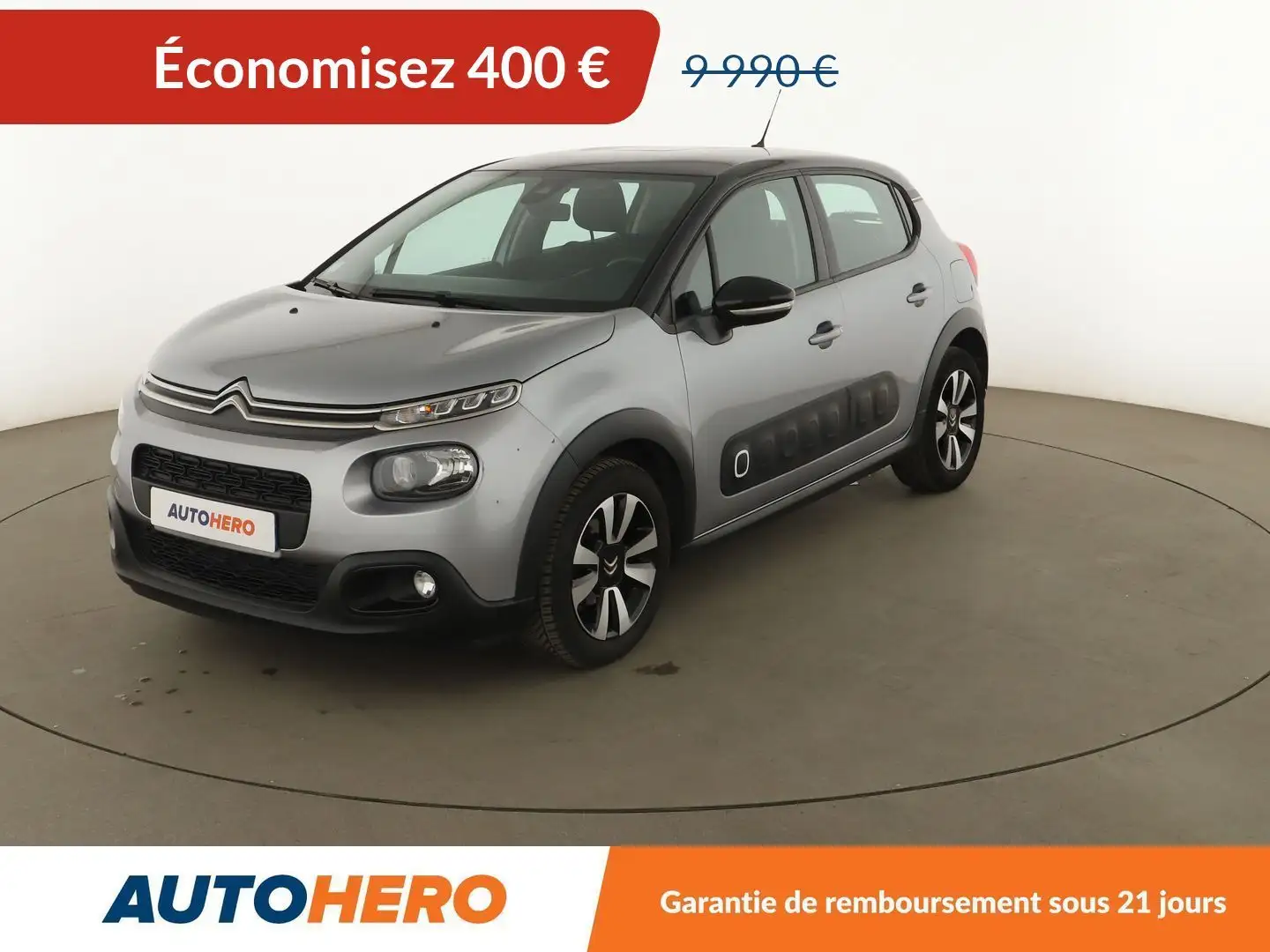 Citroen C3 1.2 PureTech Shine BV6 Gris - 1